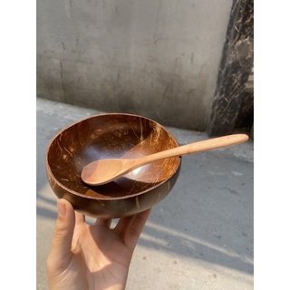 Bát gáo dừa/Muỗng gỗ