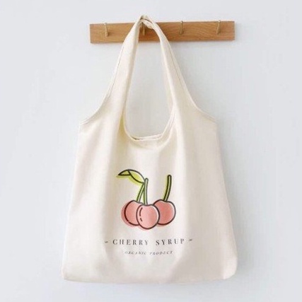 Túi tote vải canvas cỡ lớn đựng đồ đi chơi phong cách ulzzang hàn quốc - Túi xinh mint store PK 319