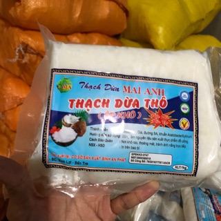 Thạch dừa thô 1kg kèm hương liệu