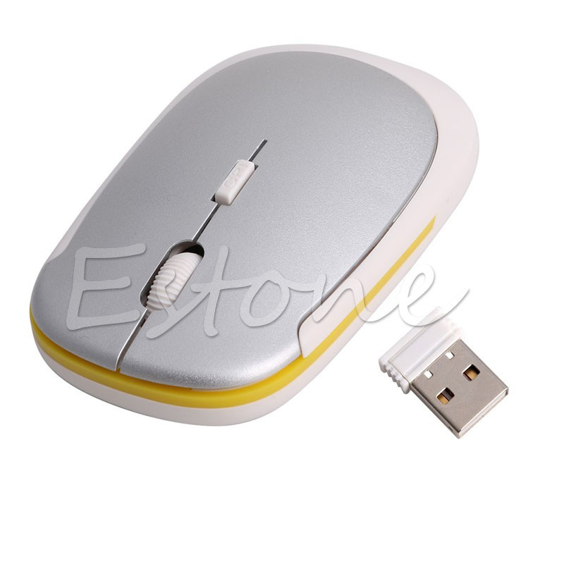 lucky* Ultra-Slim Mini USB 2.4G 2.4GHZ Wireless Optical Mouse Mice 1600 DPI