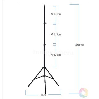 [Hoả tốc] [Cao 2m] Chân Đèn Studio, Chân Đèn Flash Cho Chụp Ảnh, Quay Phim, Chân Đèn Livestream