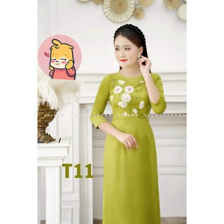 ÁO DÀI MAY SẴN THÊU