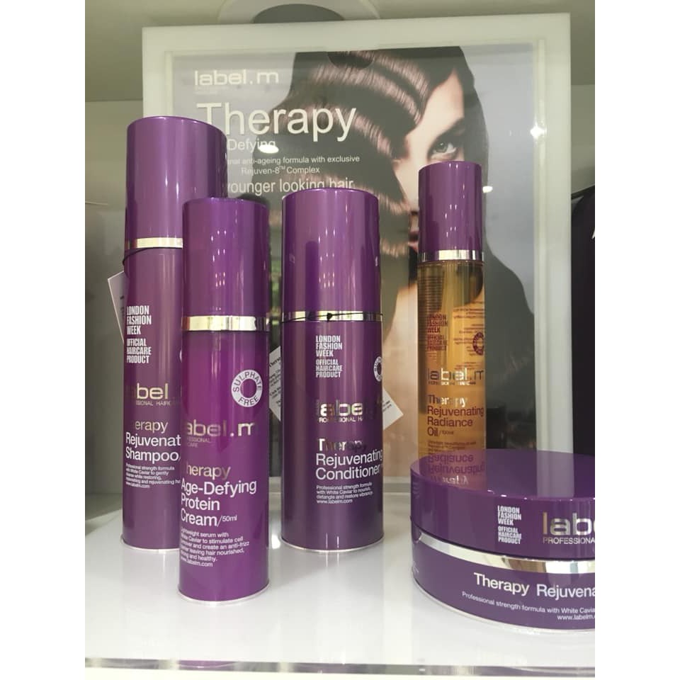 DẦU GỘI XẢ LABEL.M CHỐNG LÃO HÓA TÓC LABEL.M THERAPY AGE DEFYING 250ML - 150ML