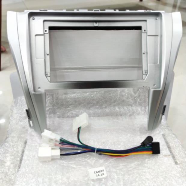 Mặt dưỡng CAMRY 2013 - 2017, 10 inch kèm jack nguồn zin theo xe