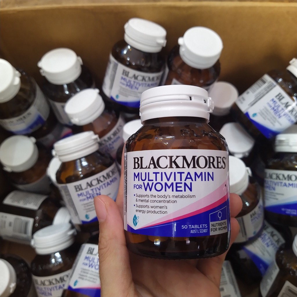  Vitamin tổng hợp Nam Nữ Blackmores 50 viên (mẫu mới)