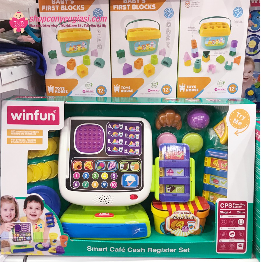 Bộ đồ chơi máy tính tiền siêu thị Winfun 2515