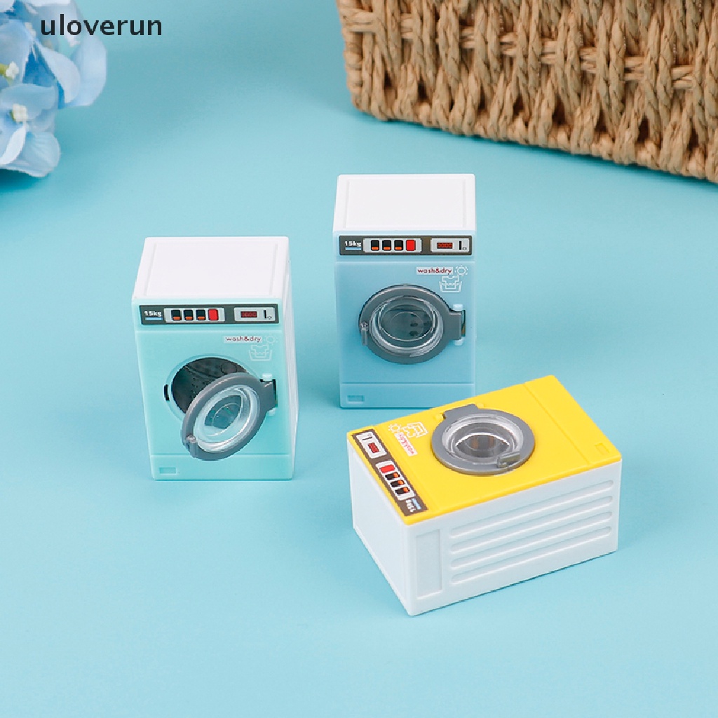 Mô Hình Máy Giặt Mini Tỉ Lệ 1: 12 Trang Trí Nhà Búp Bê