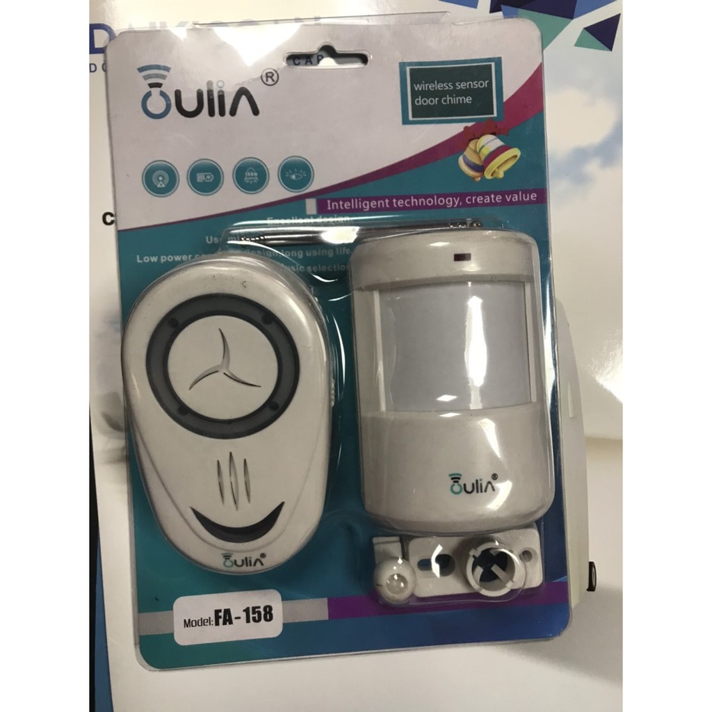 Chuông cảm ứng hồng ngoại báo khách Oulia FA-158 ( loại tốt )