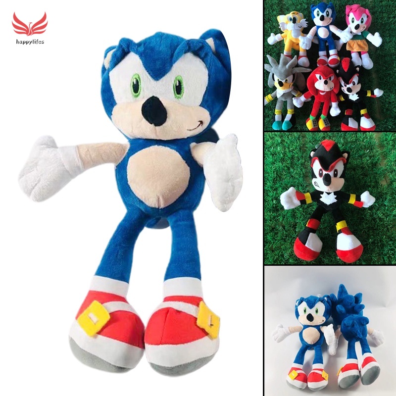 Búp bê nhồi bông hình nhân vật Sonic 30cm đáng yêu