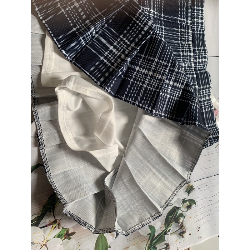 Chân váy kẻ Caro Tenis xếp ly Quảng Châu | BigBuy360 - bigbuy360.vn