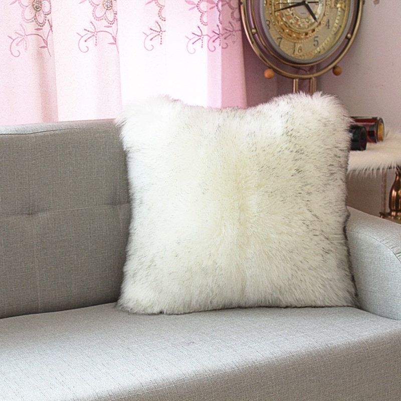 Vỏ Gối Sofa Phủ Lông Nhân Tạo Dễ Thương