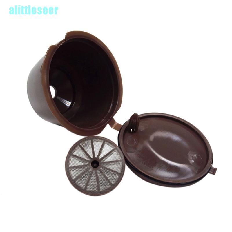 【Per】2X Refillable Reusable Coffee Capsule Pods Cup for Nescafe Dolce Gusto Machine