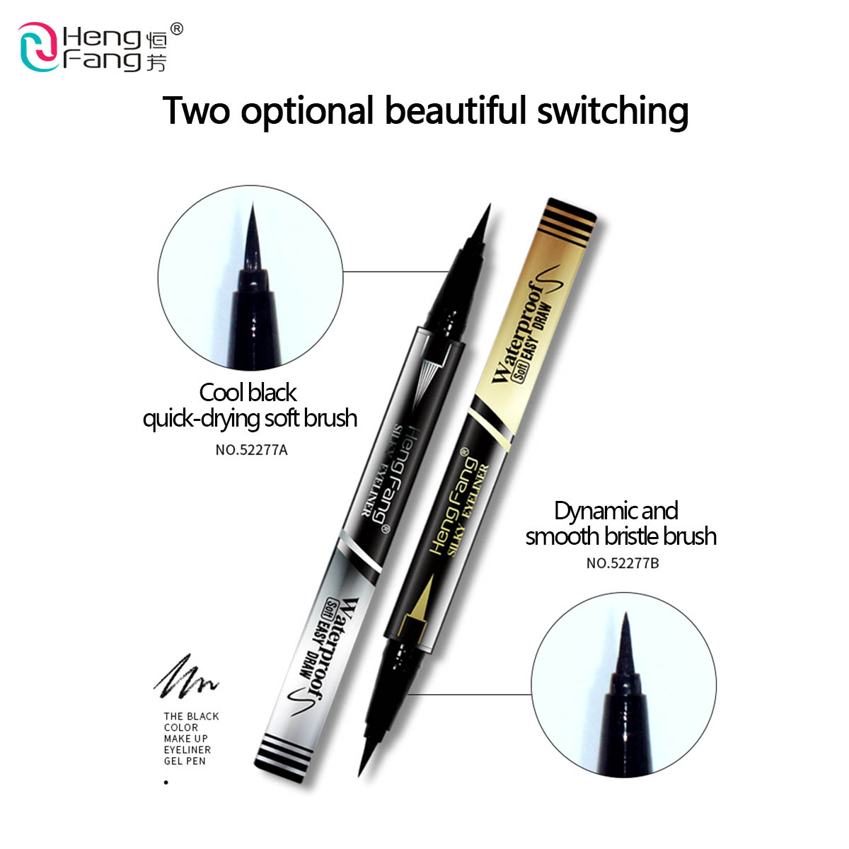 Bút kẻ mắt HengFang 52277 màu đen lâu trôi chống thấm nước 0.8g | BigBuy360 - bigbuy360.vn