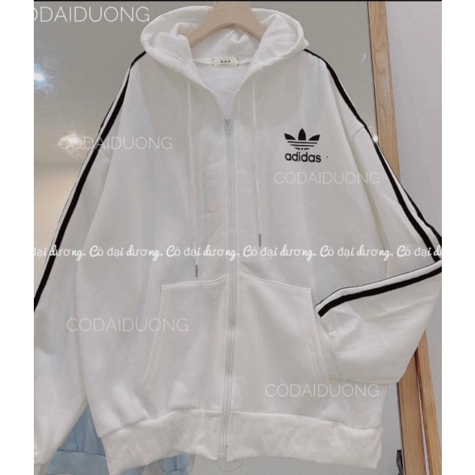 [Rẻ Vô Địch] Áo swt nỉ cổ tròn cotton tay bồng ------- ÁO KHOÁC NỈ THÊU ADIDAS