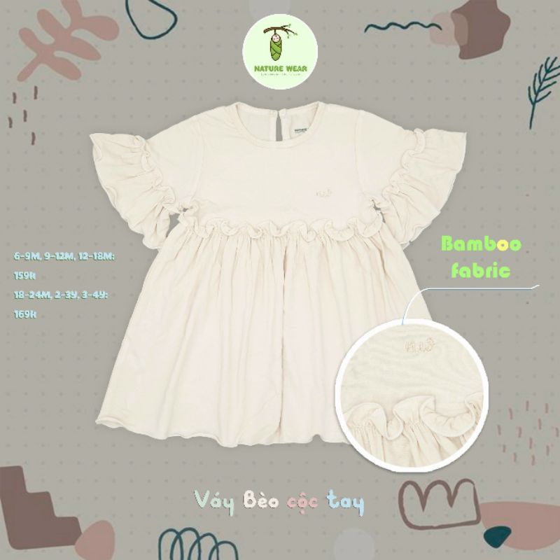 Váy bé gái siêu dễ thương Nature wear