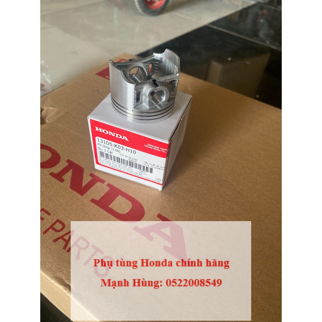 Piston tiêu chuẩn HONDA WAVE RSX110 năm 2014-2016 . Mã SP 13105K03H10