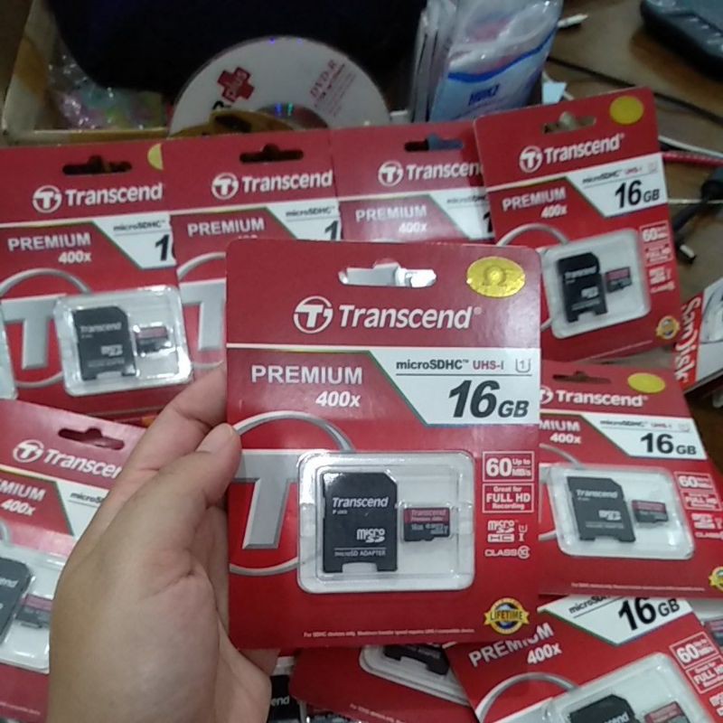 Thẻ Nhớ Micro Sd Transcend Class10 16gb