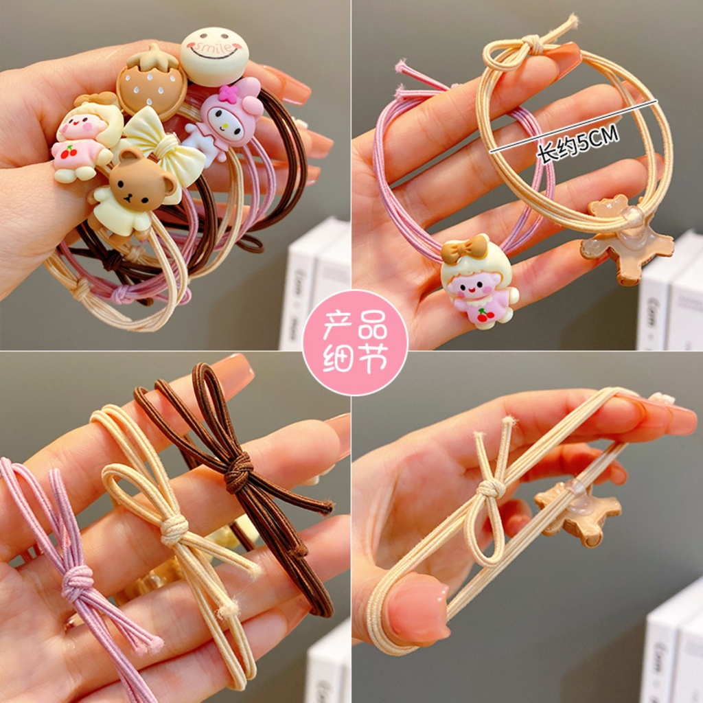 Dây buộc tóc trái cây cho bé tóc nhiều- người lớn dùng được