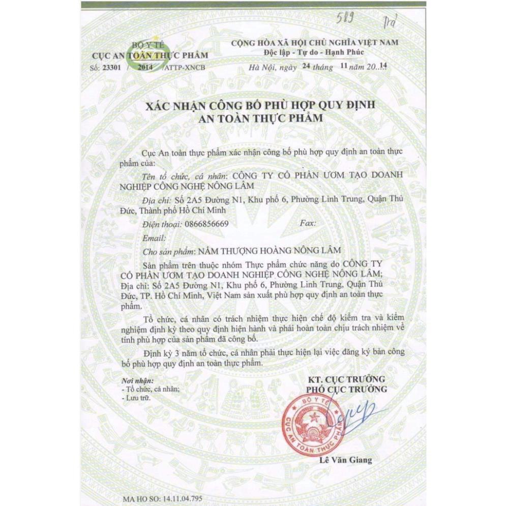 (Date 6/6/2026) Nấm Linh Chi Thái Lát Hàn Quốc Túi 0,5kg và 1kg - Hàng chính hãng 100%