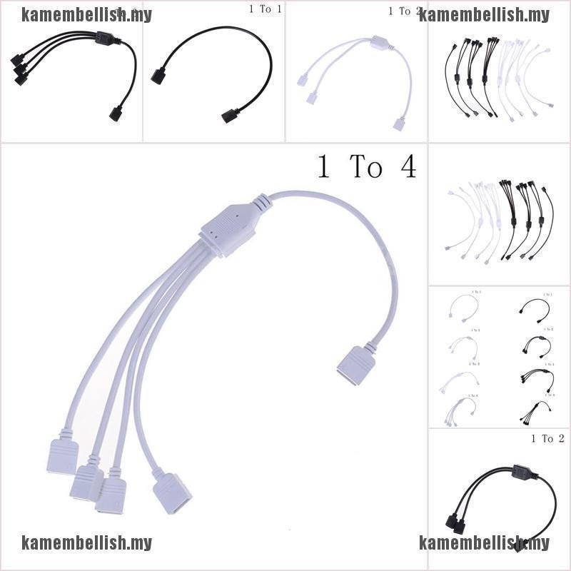 Dây Cáp Chia Cổng 4pin Cho Đèn Led Rgb 3528 5050