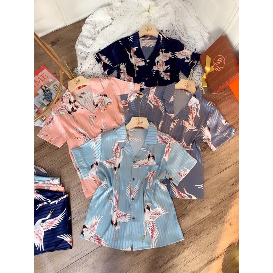 Bộ lụa gấm hoạ tiết hot hit ( cộc- dài) | BigBuy360 - bigbuy360.vn