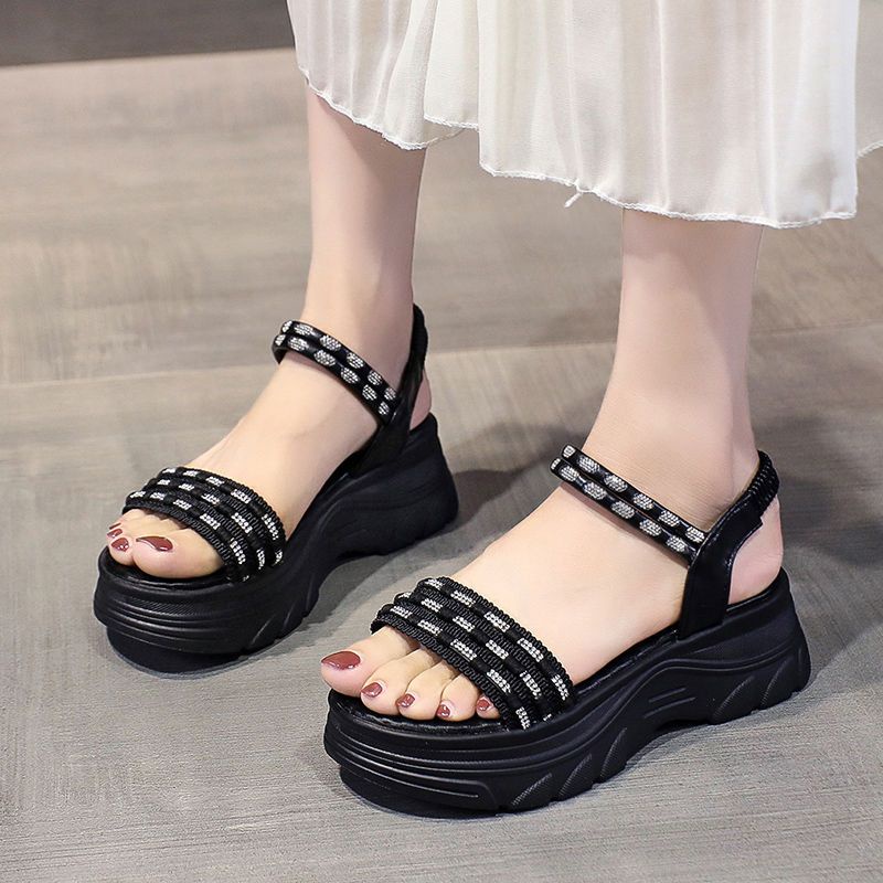 Giày Sandal Thể Thao Đế Dày Phong Cách Roman Mùa Hè Mới Cho Nữ