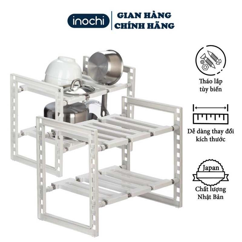 Kệ gầm bếp , đa năng thông minh Tokyo INOCHI dành cho nhà bếp nhà tắm KE008 màu ngẫu nhiên