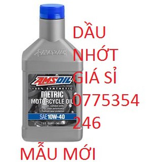 dầu nhớt nhập khẩu 100% amsoil metric motorcycle oil