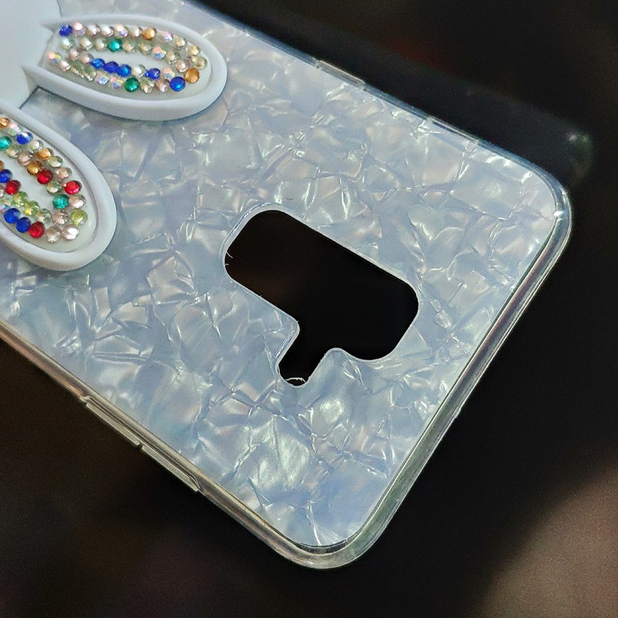 Ốp lưng gấu đính đá Galaxy A6 Plus