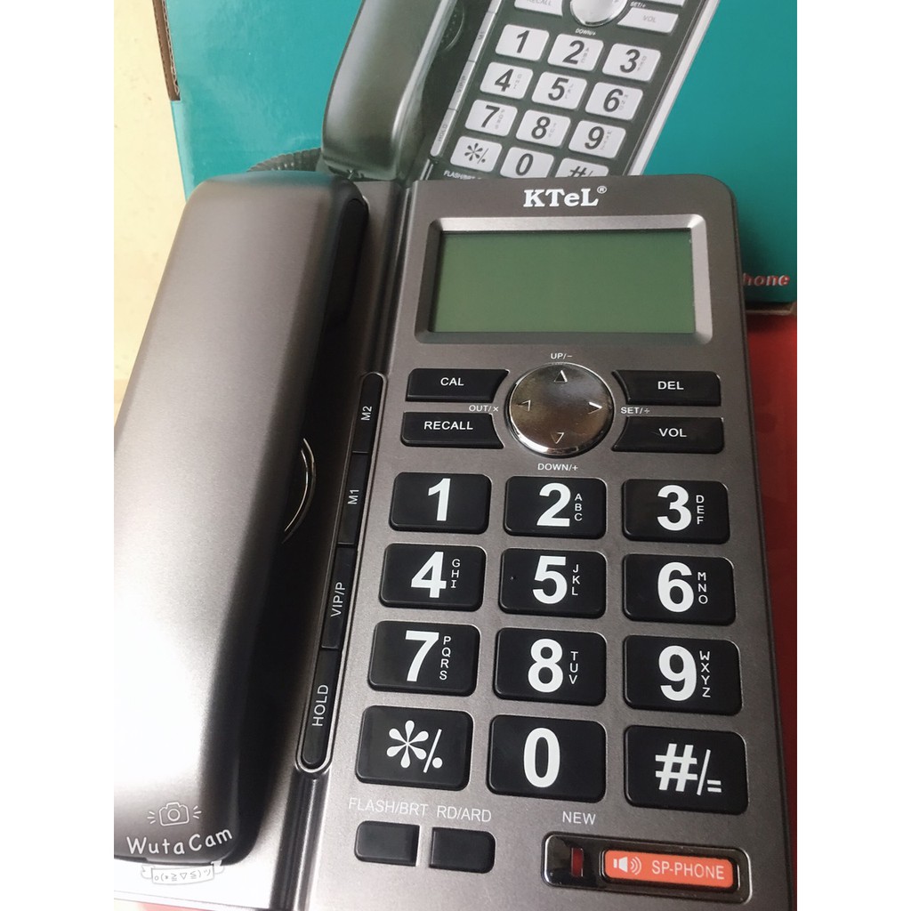 Điện thoại bàn BÀN PHÍM to, hiện số gọi đến -  Ktel 645 - BH 12 tháng