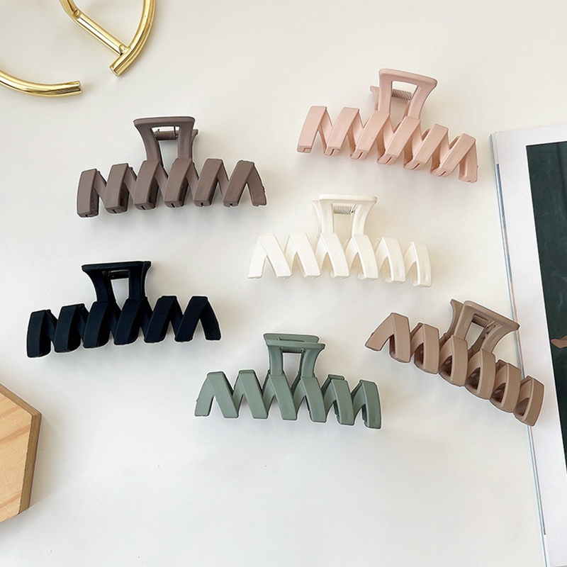 Kẹp Tóc Cỡ Lớn Phong Cách Retro Hàn Quốc Cho Nữ