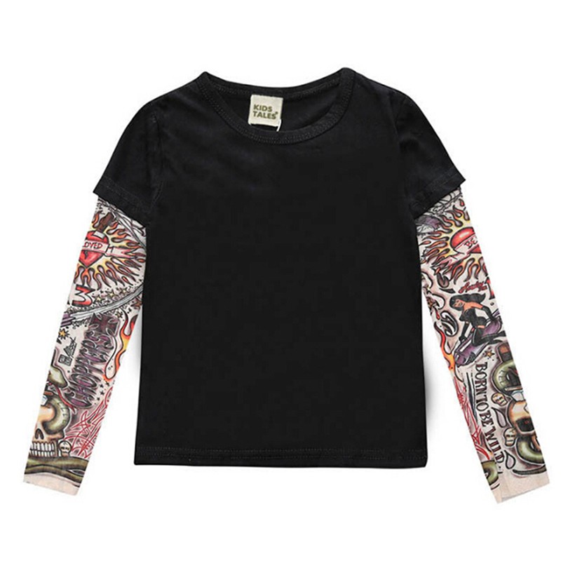 Áo Thun Họa Tiết Hình Xăm Vui Nhộn Thời Trang Mùa Hè HS62022 V1N belle Dành Cho Bé Trai