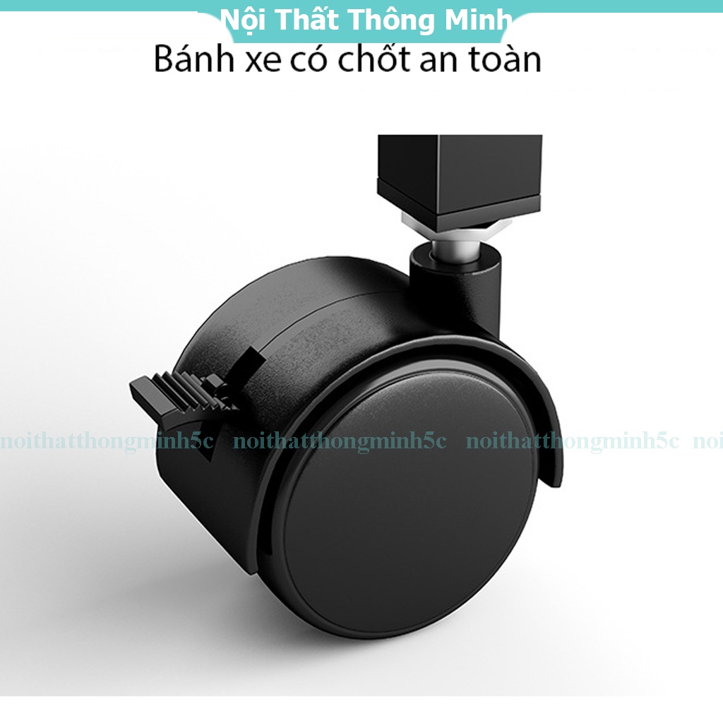 Bàn làm việc, bàn học đa năng để cạnh giường có thể điều chỉnh chiều cao tích hợp ngăn bàn chứa đồ có bánh xe di chuyển