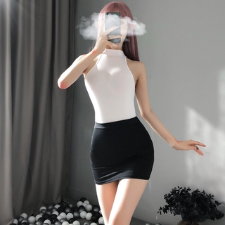 Đồ ngủ nữ tiểu thư sexy cosplay dễ thương cute gợi cảm bigsize hai 2 dâyBộ Đồ Ngủ Hóa Trang Cô Thư Ký Quyến Rũ Cho Nữ B8Dr