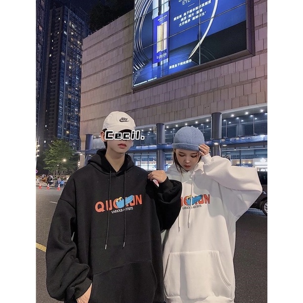 ÁO NỈ ĐÔI NAM NỮ HAI MÀU TRẮNG VÀ ĐEN HÌNH IN CHẮC CHẮN (hàng có sẵn) | BigBuy360 - bigbuy360.vn