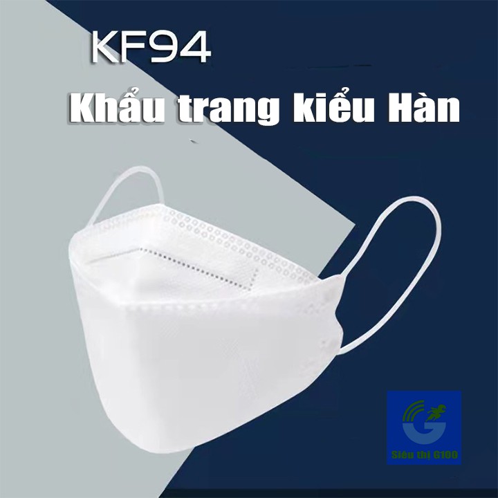 10 khẩu trang 5 lớp cao cấp hình cá KF94 kiểu Hàn quốc