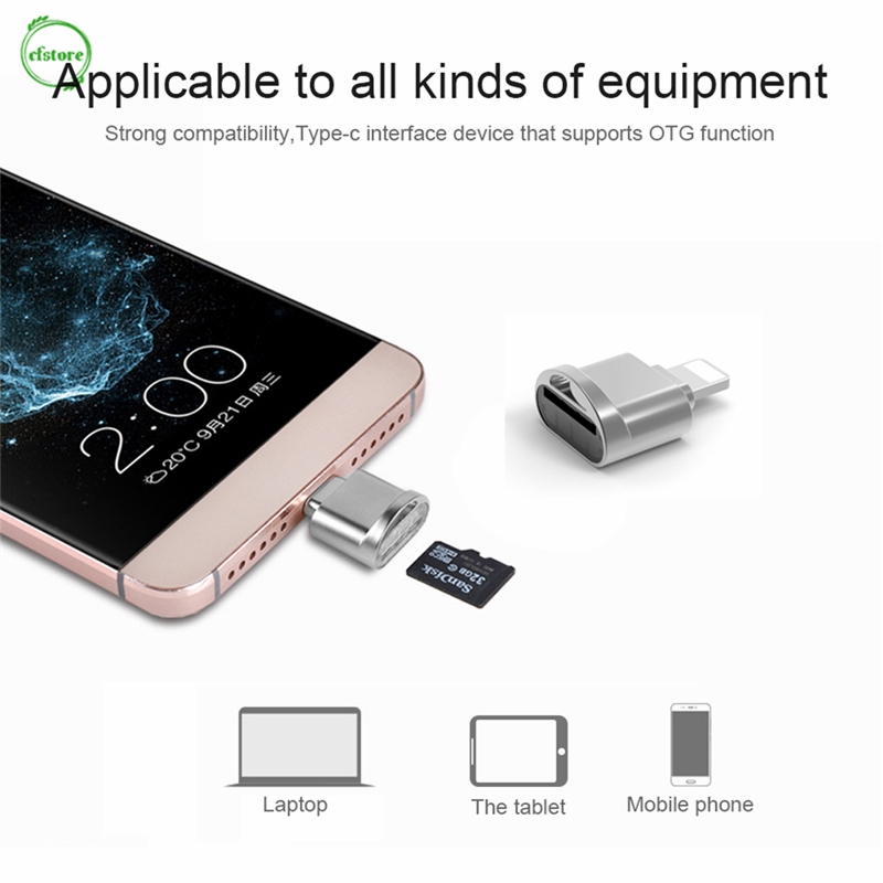 Đầu Đọc Thẻ Nhớ Sd Tf Usb 3.1 Dành Cho Iphone