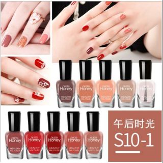 Set 10 chai sơn móng tay Honey