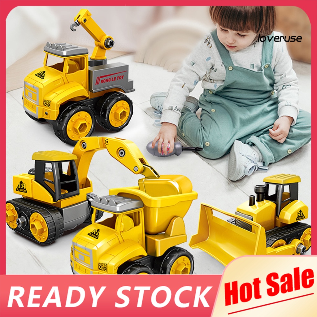 Đồ Chơi Lắp Ráp Phương Tiện Giao Thông Bằng Nhựa Cho Bé