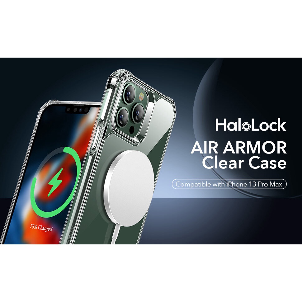 Ốp Lưng ESR Sạc Từ Tính Air Armor Clear cho iPhone 13 / 13 Pro / 13 Pro Max - Chính Hãng ESR