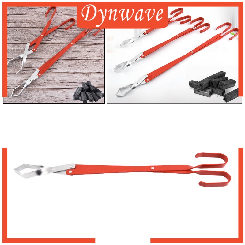 [DYNWAVE]Campfire Tongs Log Grabber Firewood Fire Pit Tools Camping Fireplace Tools