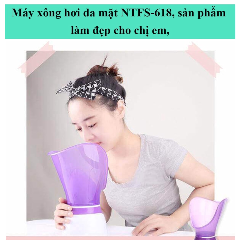 Máy xông mặt chính hãng cao cấp SOKANY mẫu mới 2022, Máy xông nóng thải độc diệt khuẩn.
