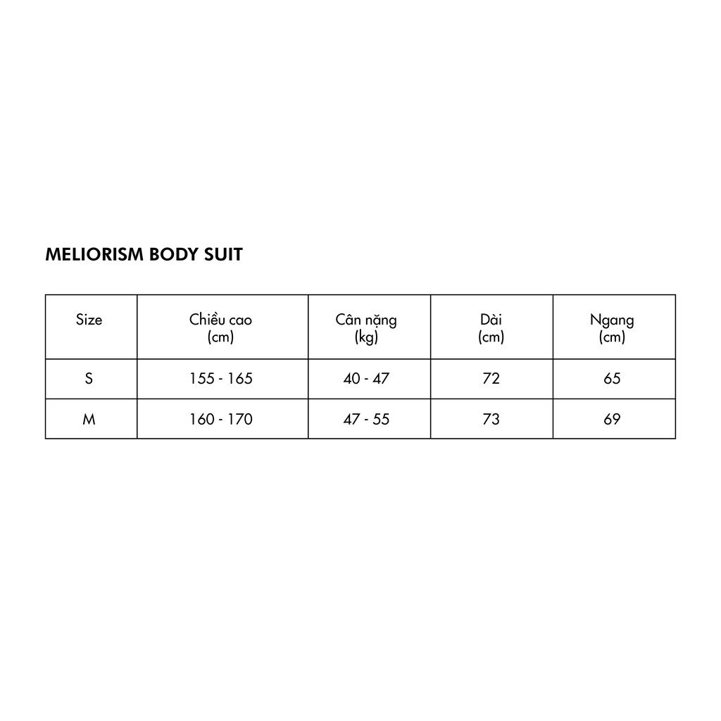 Áo Body Suit Găng Tay Đen BunnyHill SSBR06 | BigBuy360 - bigbuy360.vn