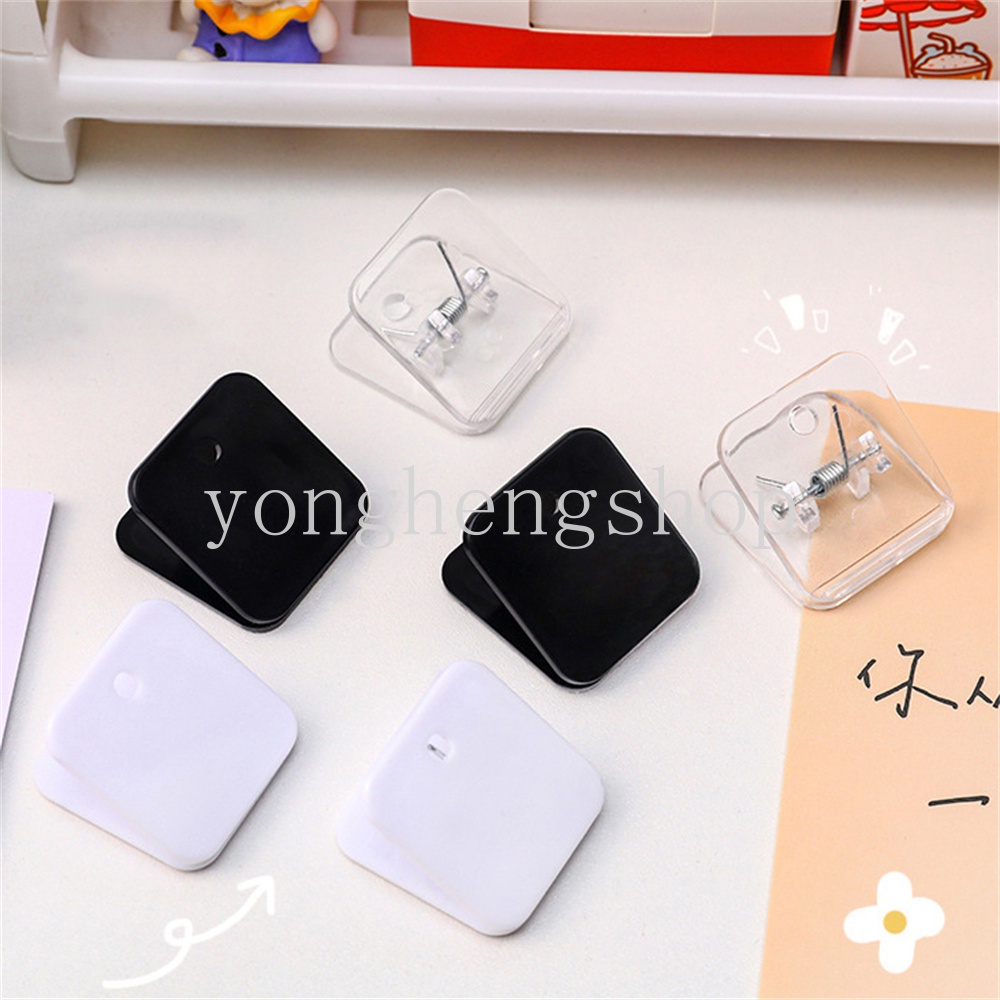 Kẹp Giấy Mini Trong Suốt Dễ Thương Dùng Giữ Giấy Tờ Tài Liệu/Giấy Ghi Chú/Giấy Ghi Chú Trong Suốt Cho Trường Học/Văn Phòng