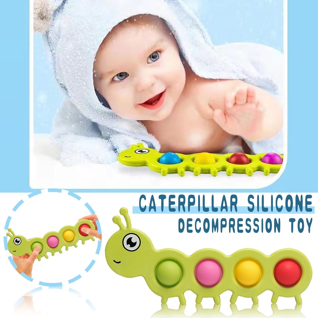 Bộ đồ chơi giác quan bấm bong bóng giúp trẻ em phát triển trí tuệ