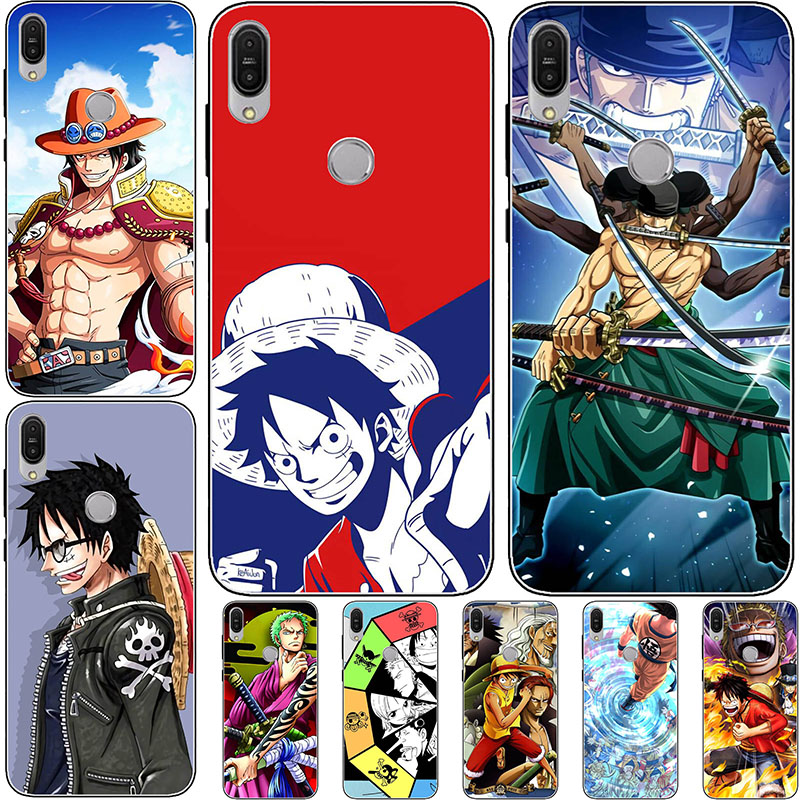 Ốp điện thoại mềm hình hoạt hình Luffy Roronoa Zoro One Piece cho Asus Zenfone 5 2018 ZE620KL ZE 620KL X00QD 6 2"