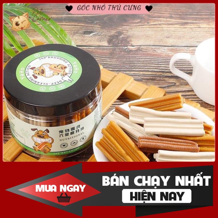 [❌GIÁ SỈ❌] Xương gặm làm sạch răng Yaho cho chó mèo 265gr ❤️