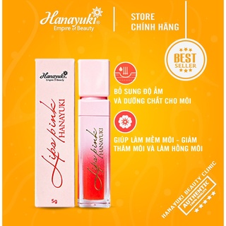 Sỉ-Son dưỡng Hanayuki xoá khử thâm, làm hồng môi, dưỡng môi căng mọng Lips Pink Hanayuki chính hãng- Hanayuki Asia