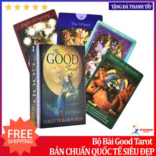 Bộ bài the good tarot tặng kèm đá thanh tẩy