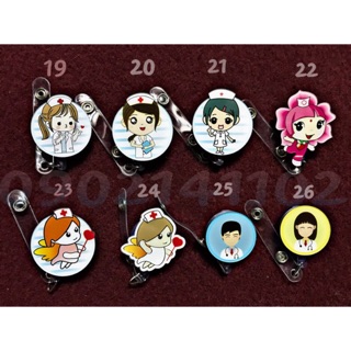 Combo 03 Hình đeo thẻ nhân viên ( móc thẻ y khoa )